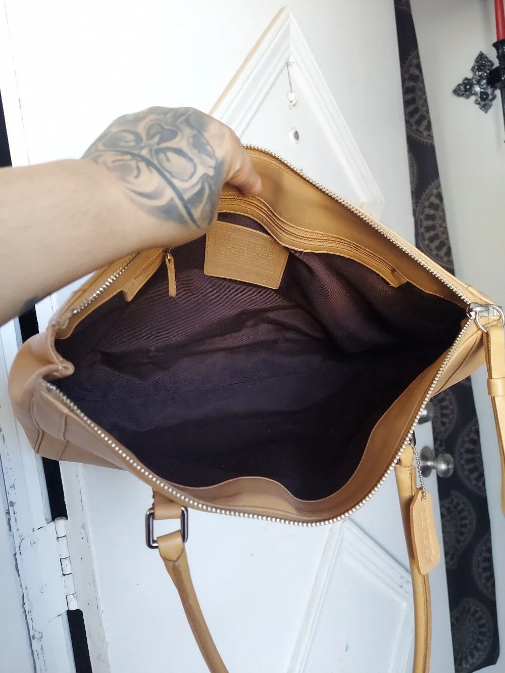Vintage Coach Camel Large Legacy Tote 9420💛🧡